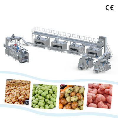 سعر جيد Automatic Peanut Coating Machine with 304 Food Grade Material 500-1000kg/h Capacity and 220/380v Voltage الانترنت
