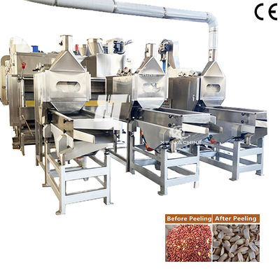 سعر جيد Peanut Slitting and Blanching Machine with SUS304 Construction for Efficient Peanut Processing الانترنت