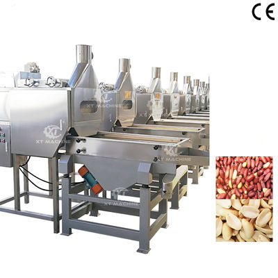 سعر جيد Stainless Steel 304 Peanut Slitting and Blanching Machine for Blanched Peanut Output in Food Application الانترنت