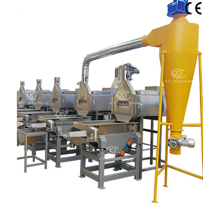 سعر جيد 500-1000kg/h Peanut Cutting and Blanching Machine Split Nut Blanching Machine With CE Certification الانترنت