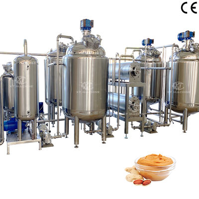 سعر جيد Peanut Butter Blending Tank High Quality Heating and Insulation Mixing Tank Industrial Emulsifying Mixing tank الانترنت