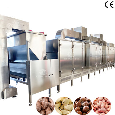 سعر جيد 304 Food Grade Nut Roasting Machine Peanut Roasting Machine Suitable for Factory Use الانترنت