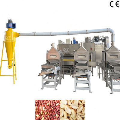 سعر جيد 1000kg/h SUS304 Industrial Grade Split Peanut Blanching Machine الانترنت