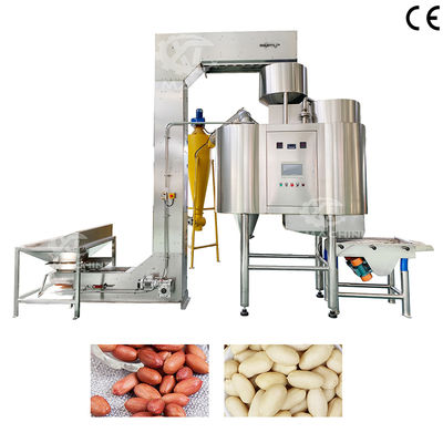 سعر جيد الدرجة الغذائية 500-1000kg/h آلة إزالة جلد الفول السوداني الأحمر آلة تبليانج الفول السوداني مع شهادة CE الانترنت