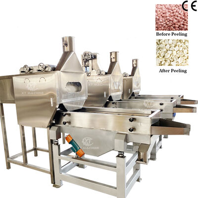 سعر جيد Stainless Steel 304 Peanut Slitting and Blanching Machine for Blanched Peanut Output in Food Application الانترنت