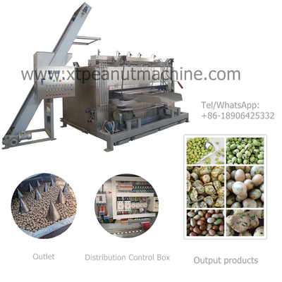 سعر جيد 304 Stainless Steel Nuts Roaster Machine with 50kg/h Capacity and 220V/380V Voltage for Even Heating الانترنت