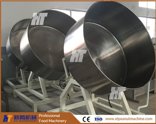 سعر جيد المواد الغذائية آلة طلاء الفول السوداني Iso 400kg / H معدات بالغسل الحلوى الانترنت