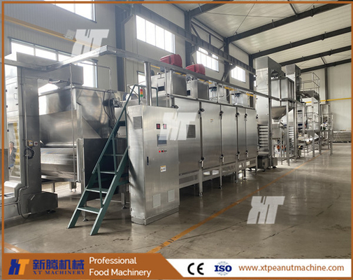 PLC التحكم المستمر بالصواميل المحمصة 800 * 600 * 1000 مم للمكسرات المحمصة