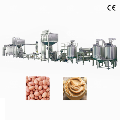 محطة تصنيع زبدة الفول السوداني 1000kg/h-5000kg/h