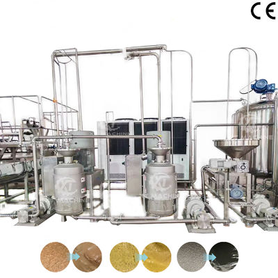 سعر جيد 1000~1500KG/H عالية السرعة القطع والطحن آلة زبدة الفول السوداني صنع آلة الانترنت