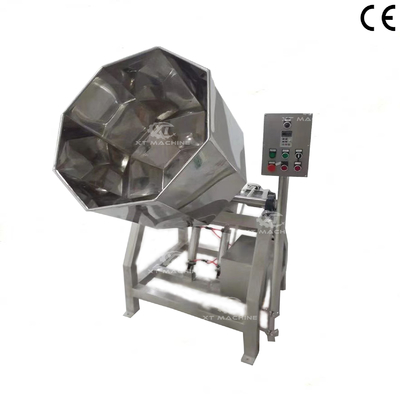 سعر جيد آلة توابل الوجبات الخفيفة الثمانية الأطراف 500kg/h S304 الفولاذ المقاوم للصدأ الانترنت
