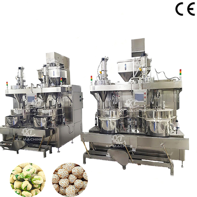 سعر جيد Double Station Peanut Coating Machine 500-1000kg/h SUS304 الانترنت