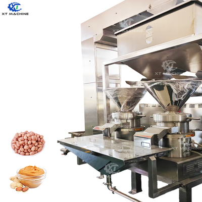سعر جيد 500-1000kg/h SUS304 آلة طحن زبدة الفول السوداني لمعالجة الجوز الانترنت