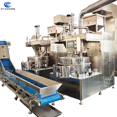 سعر جيد آلة طلاء المكسرات الآلية 500-1000kg/h مع التحكم في PLC الانترنت