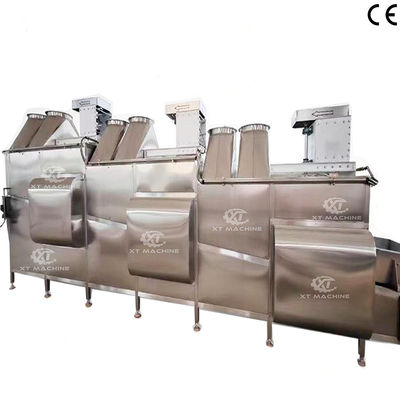 سعر جيد 1000kg/h-2000kg/h آلة تبريد الطعام المقلي نظام تبريد الهواء الفول السوداني سرعة نقل قابلة للسيطرة الانترنت