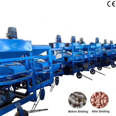 سعر جيد سعة عالية معدل قشرة عالية 2000kg / h آلة قشرة الفول السوداني آلة إزالة قشرة الفول السوداني الانترنت