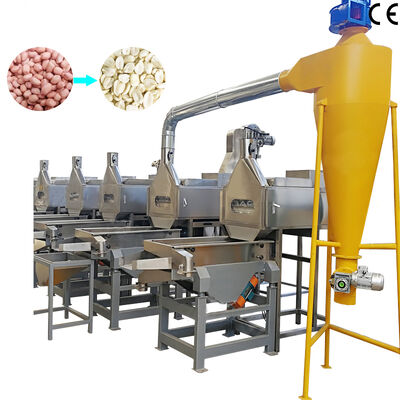 سعر جيد 500-1000kg/h Peanut Cutting and Blanching Machine Split Nut Blanching Machine With CE Certification الانترنت