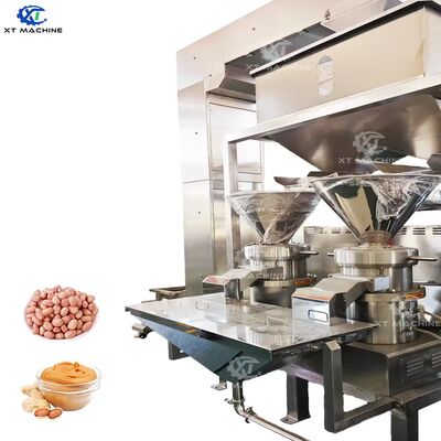 سعر جيد آلة طحن عالية السرعة لصنع زبدة الفول السوداني / مربى السمسم / معجون الفستق 130-500kg / h الانترنت