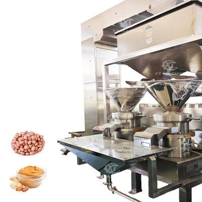 سعر جيد 500-1000kg/h SUS304 آلة مطحنة الفول السوداني الآلية طاحونة الفول الكولويدية لمعالجة الفول الانترنت