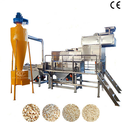 سعر جيد 1000kg/h-2000kg/h آلة تقطيع المكسرات و تصنيفها بأربع مراحل مع إنتاج قابل للتخصيص لإنتاج المكسرات الانترنت