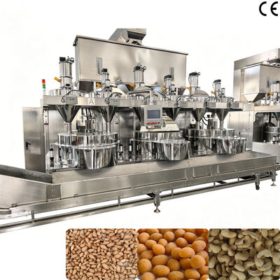 سعر جيد آلة طلاء المكسرات الآلية مع نظام تحكم PLC لـ 200kg/h-1000kg/h آلة طلاء المكسرات الانترنت